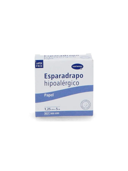 Hartmann Papier Adhésif Hypoallergénique 5m x 1,25cm