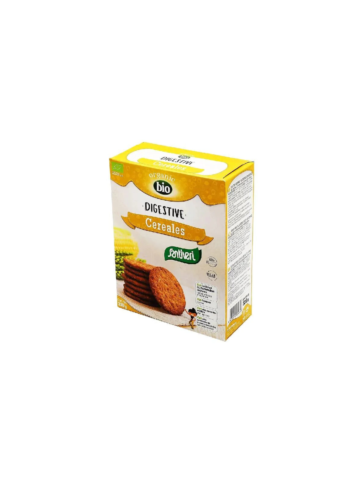 Santiveri Biscuits Digestifs aux Céréales Bio 330g