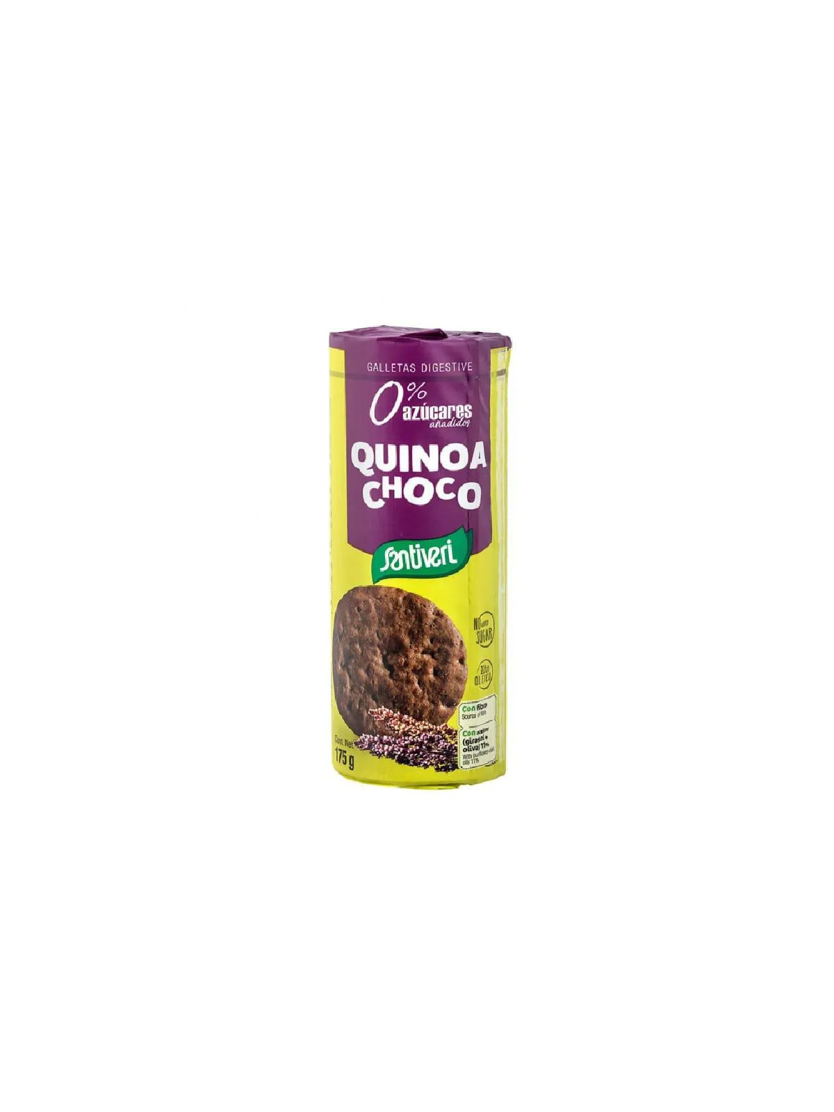 Santiveri Biscuits Digestifs au Quinoa et au Chocolat 175g