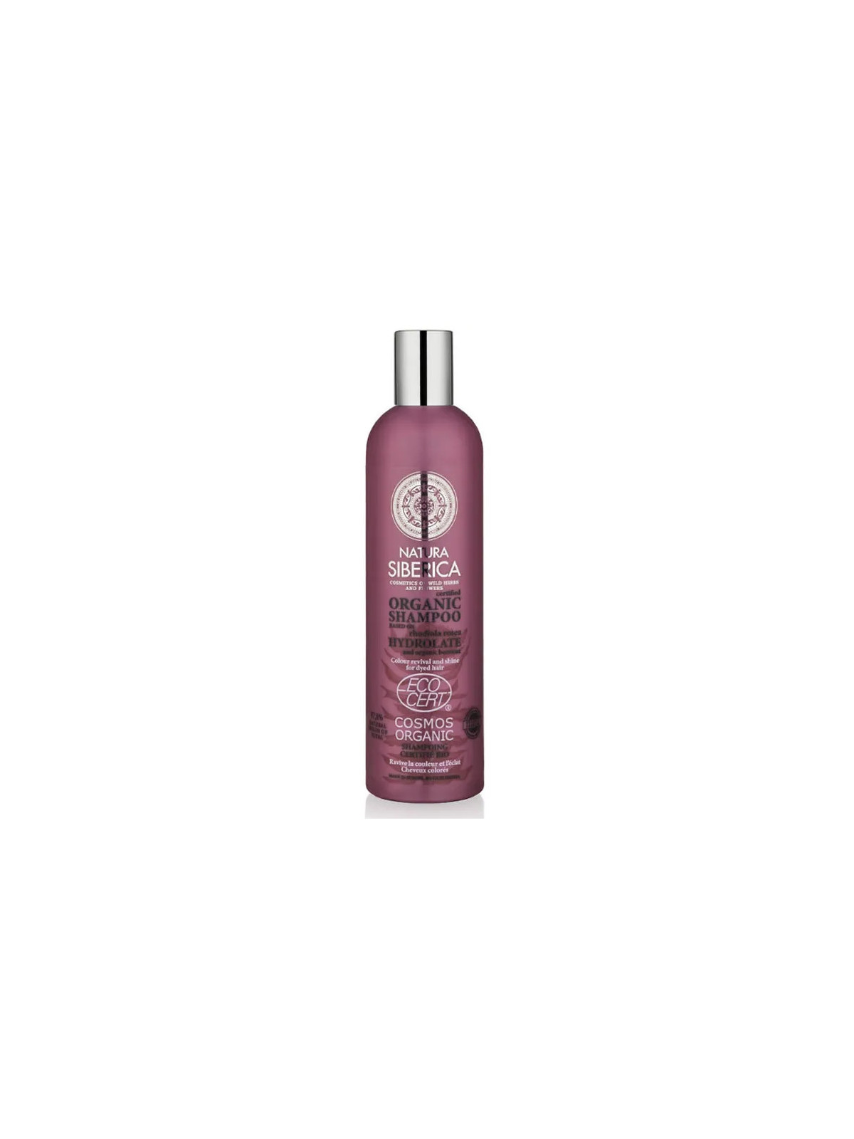 Natura Siberica Shampooing Bio Certifié Éclat Couleur 400ml