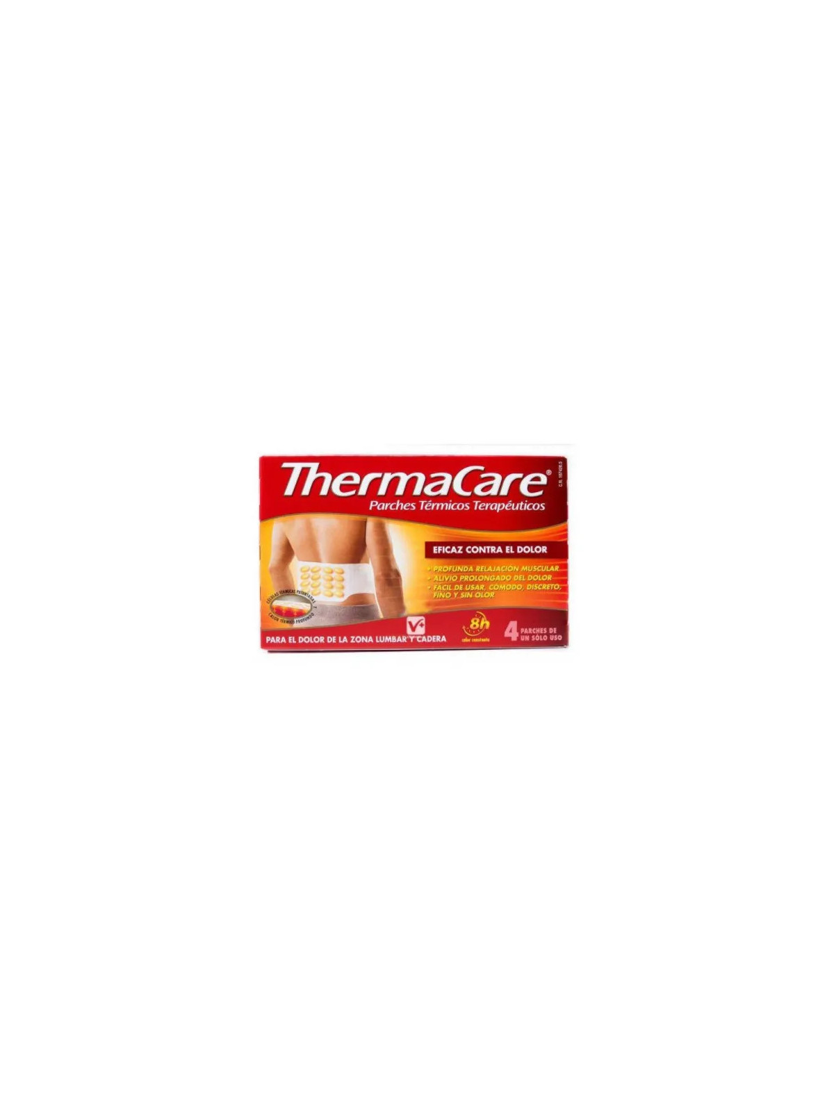 ThermaCare Patch Auto-Chauffant Bas du Dos et Hanches 4 Unités