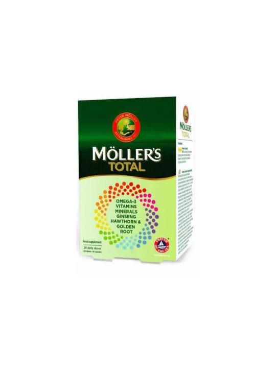 Möller's Total Multivitamines + Omega-3 (28 Comprimés + 28 Perles)