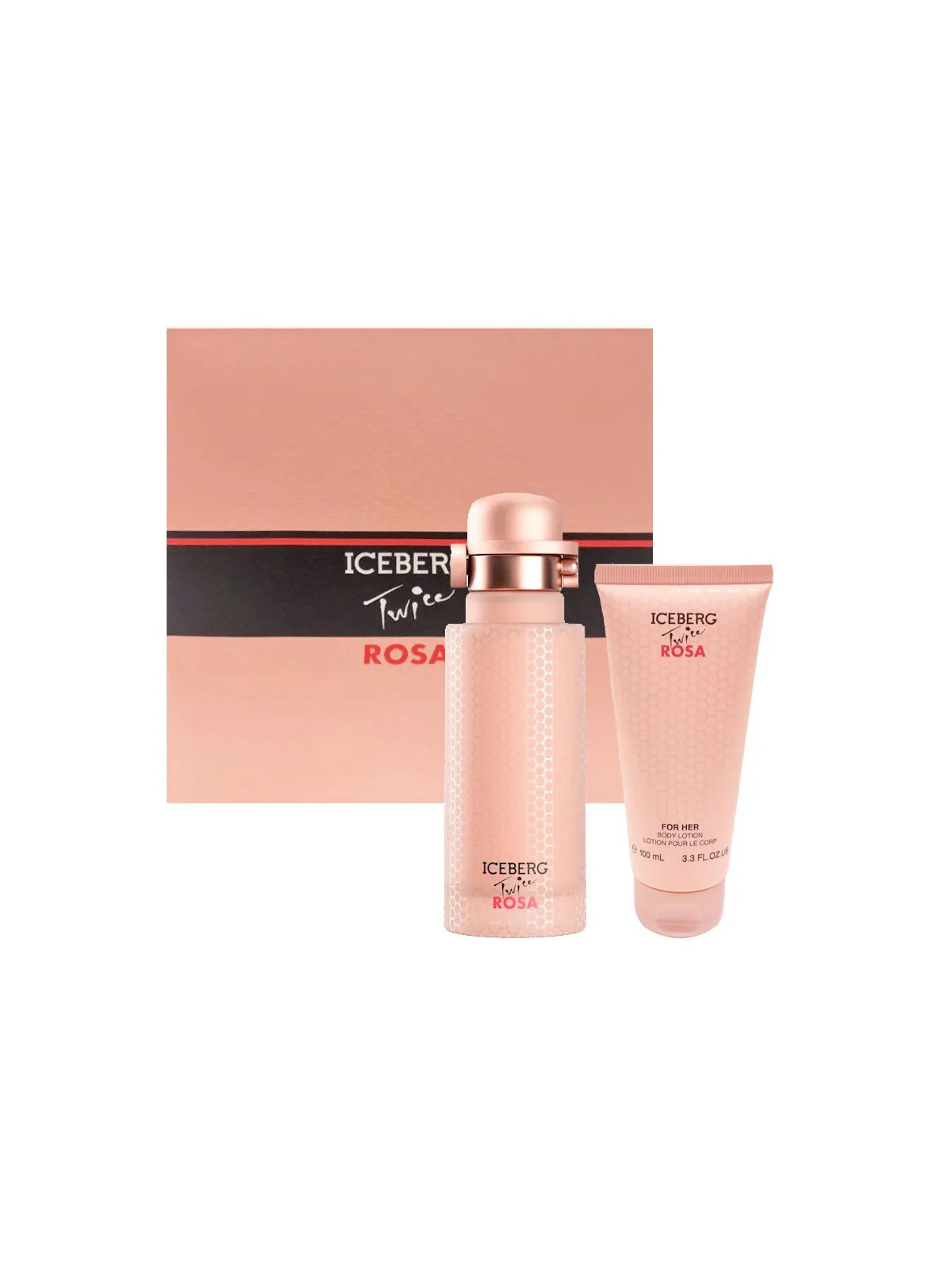 Iceberg Twice Rosa Eau de Toilette 125ml + Lotion Parfumée Corps 100ml Coffret