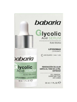 Babaria Sérum à l'Acide Glycolique Renouvellement Cellulaire 30ml