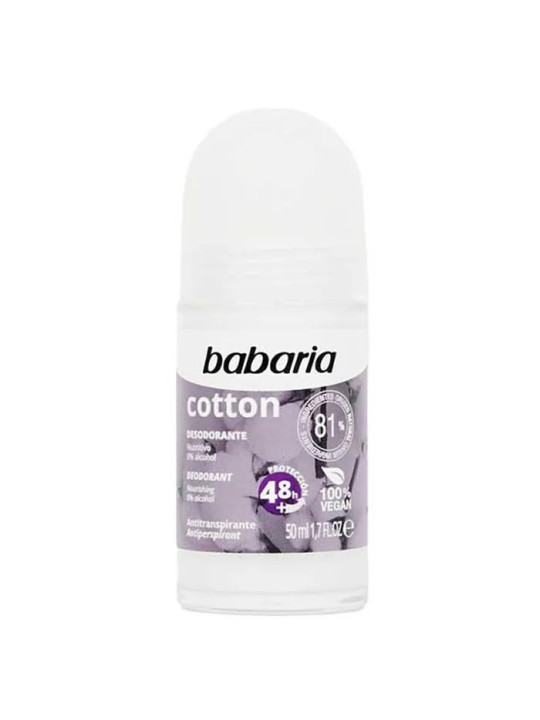 Babaria Déodorant Roll-On Cotton 50ml