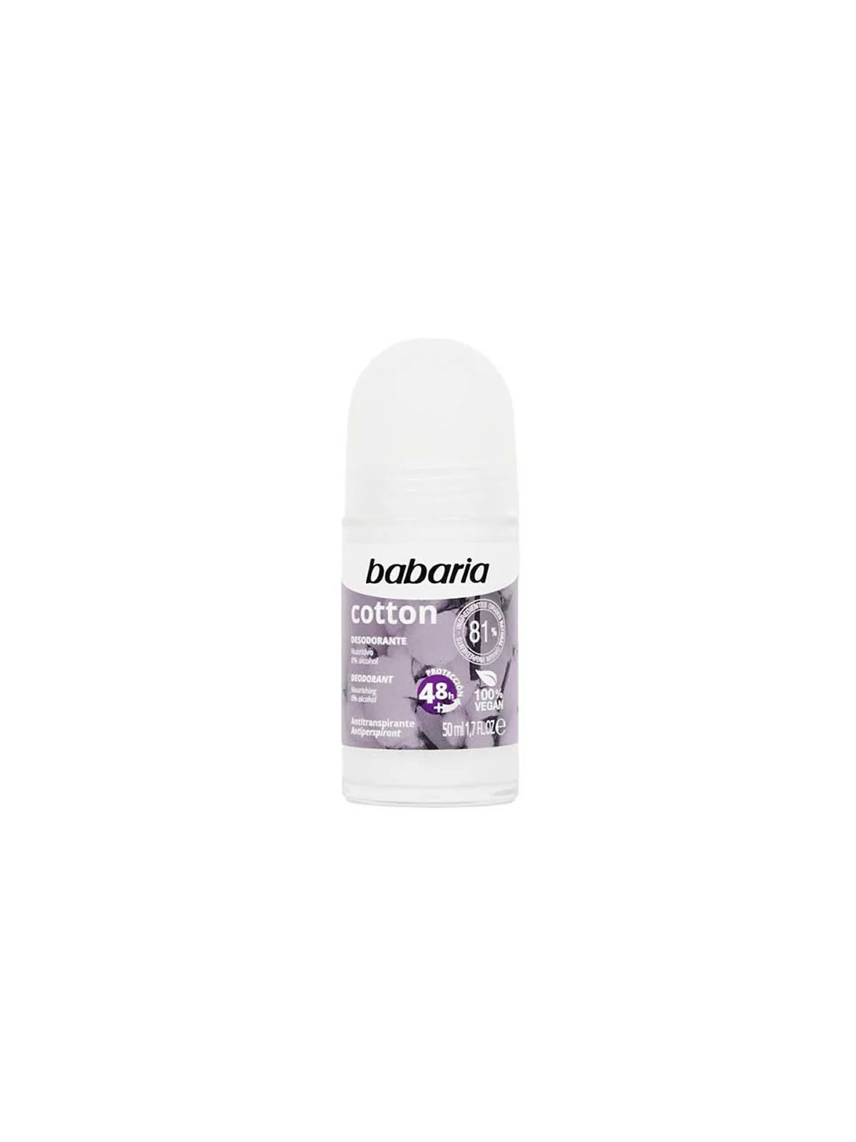 Babaria Déodorant Roll-On Cotton 50ml