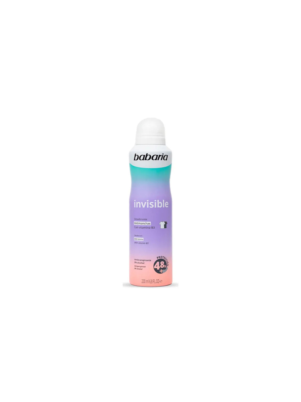 Babaria Déodorant Spray Invisible 200ml
