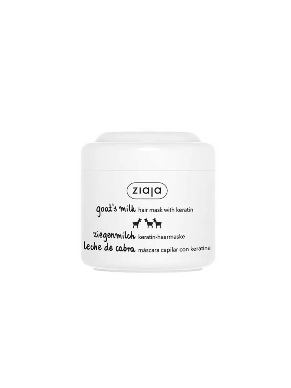 Ziaja Lait de Chèvre Masque Capillaire Fortifiant à la Kératine 200ml