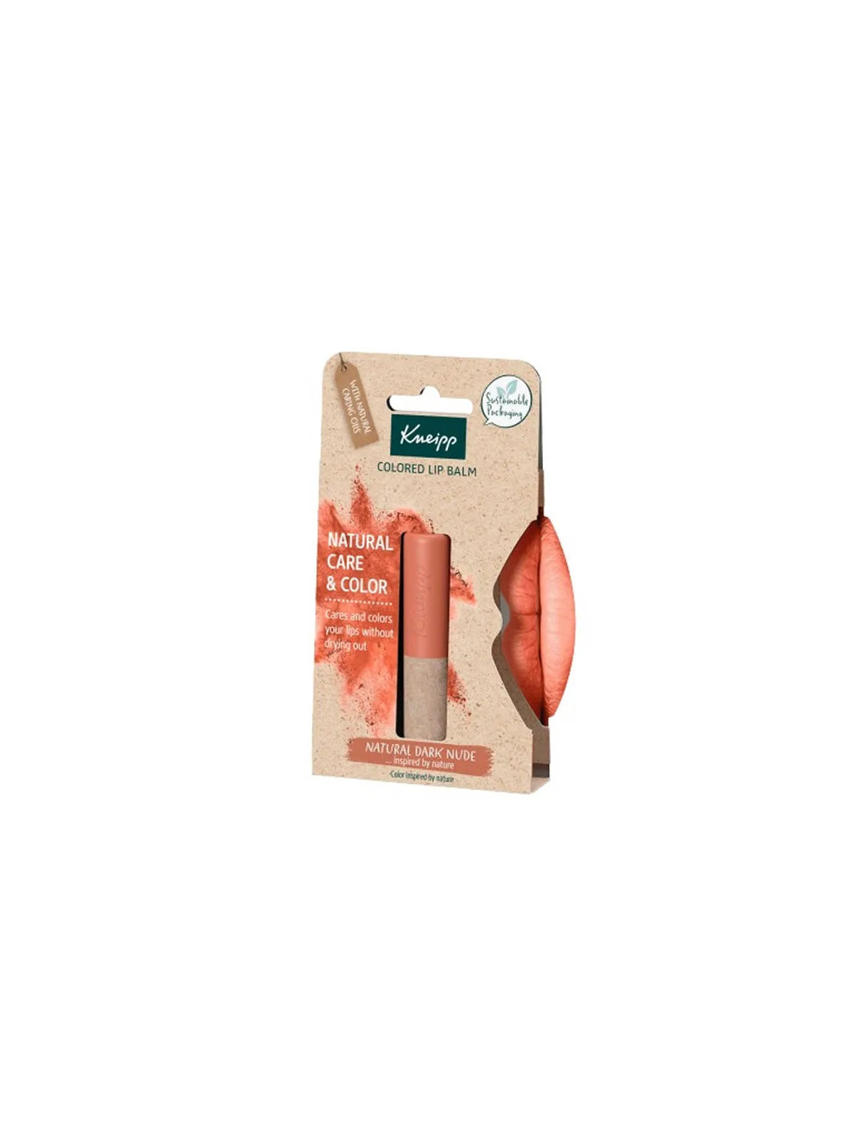 Kneipp Baume à Lèvres Coloré Natural Dark Nude 3,5 g