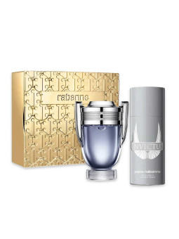 Paco Rabanne Invictus Eau de Toilette 100ml + Déodorant 150ml Coffret