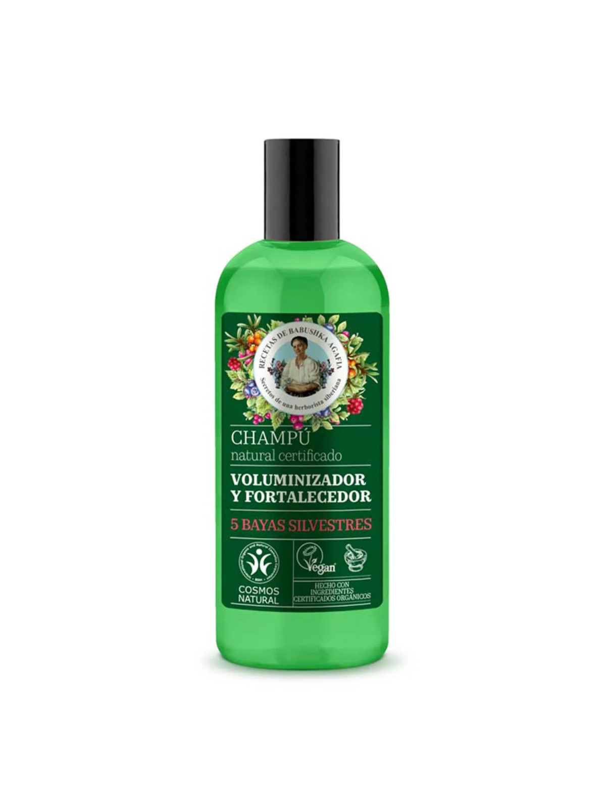 Green Agafia 5 Baies Sauvages Shampooing Volumisant Naturel 260ml