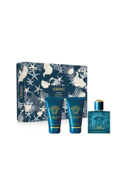 Versace Eros Eau de Toilette Vaporisateur 50ml Coffret 3 Produits