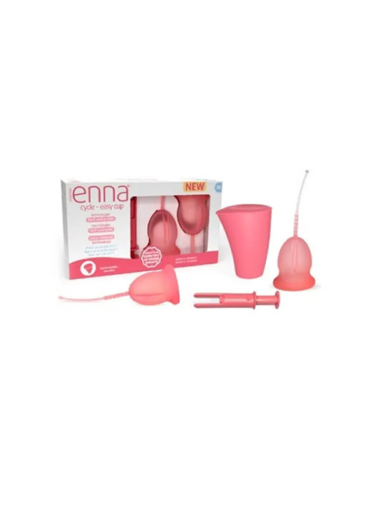 Enna Cycle Coupes Menstruelles Taille M Pack de 2 + Applicateur