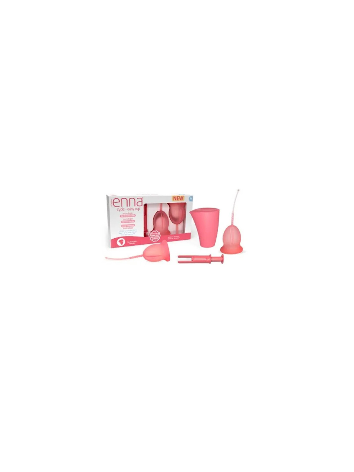 Enna Cycle Coupes Menstruelles Taille M Pack de 2 + Applicateur