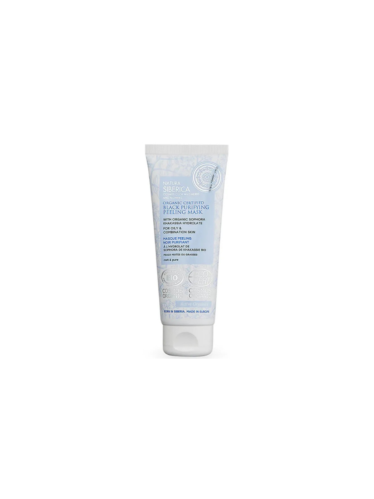Natura Siberica Masque Peeling Noir Purifiant 75ml
