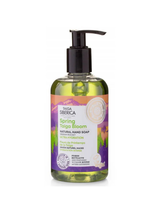 Natura Siberica Spring Savon Naturel Mains Hydratation Intense 300ml