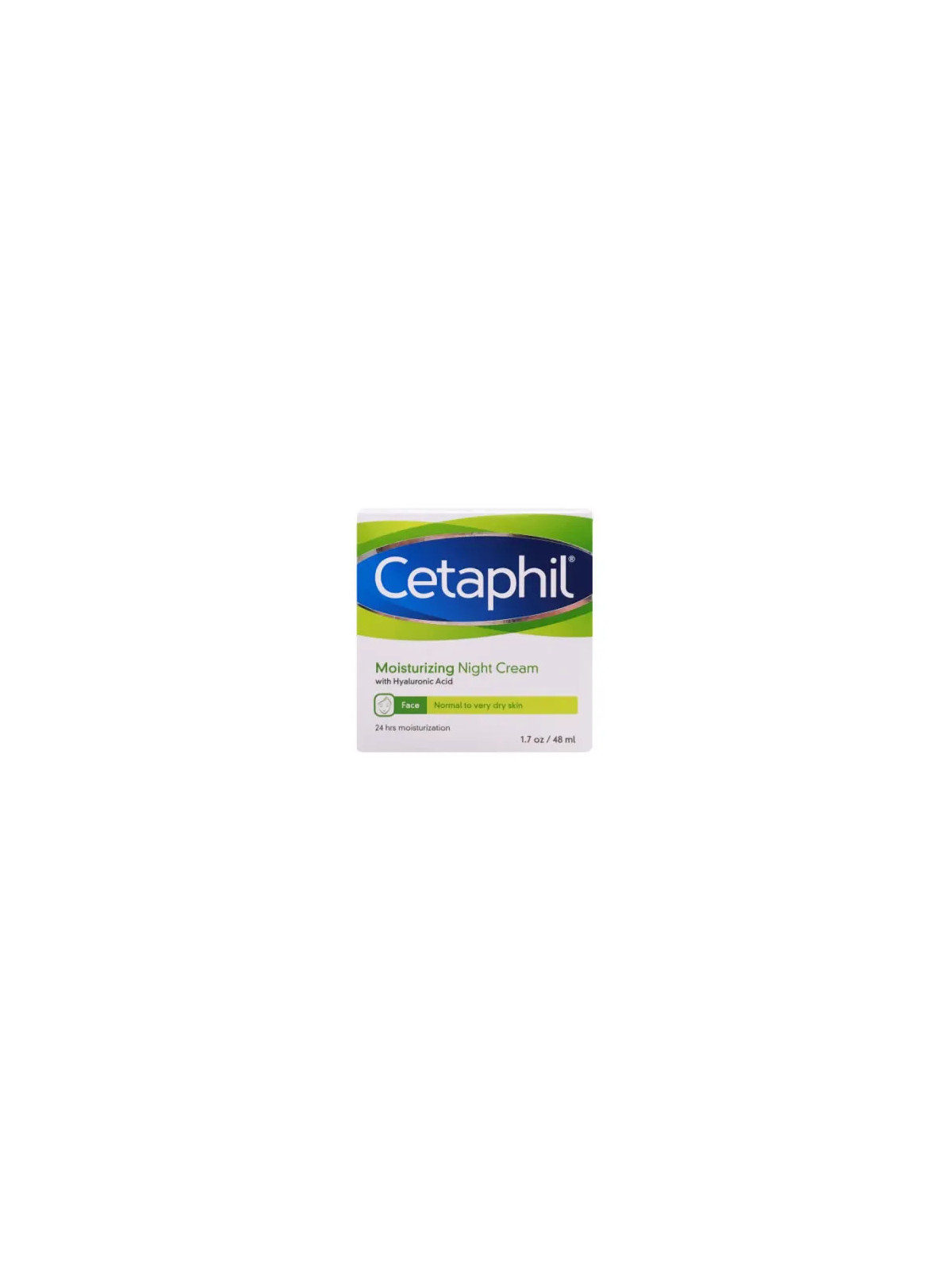 Cetaphil Crème Hydratante de Nuit Visage Peaux Normales à Sèches 48ml