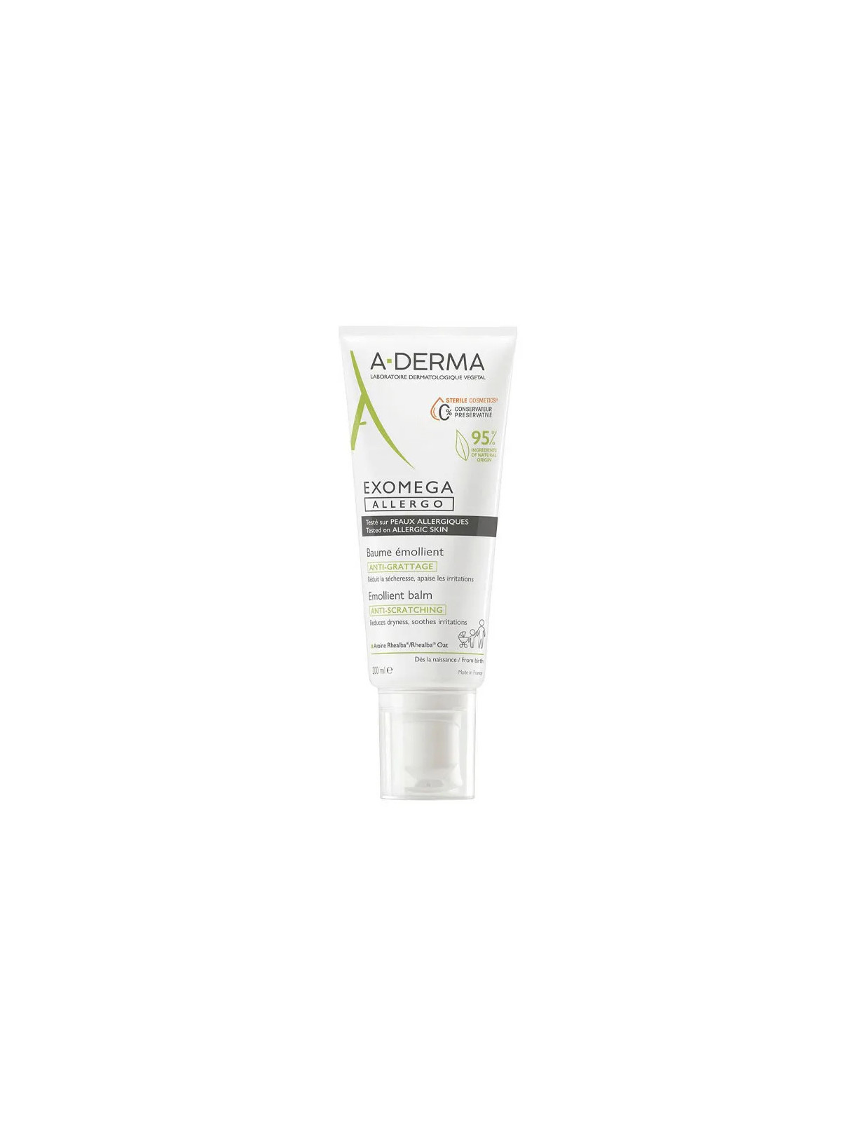A-Derma Exomega Allergo Baume Émollient 200ml