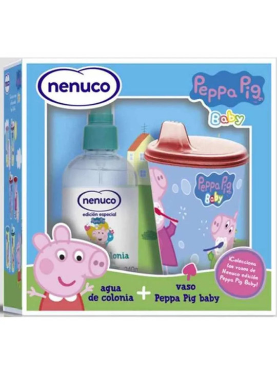 Nenuco Peppa Pig Eau de Cologne Vaporisateur 240ml Coffret 2 Produits