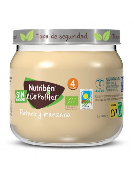 Nutriben Ecopotito Banane Pomme 120g