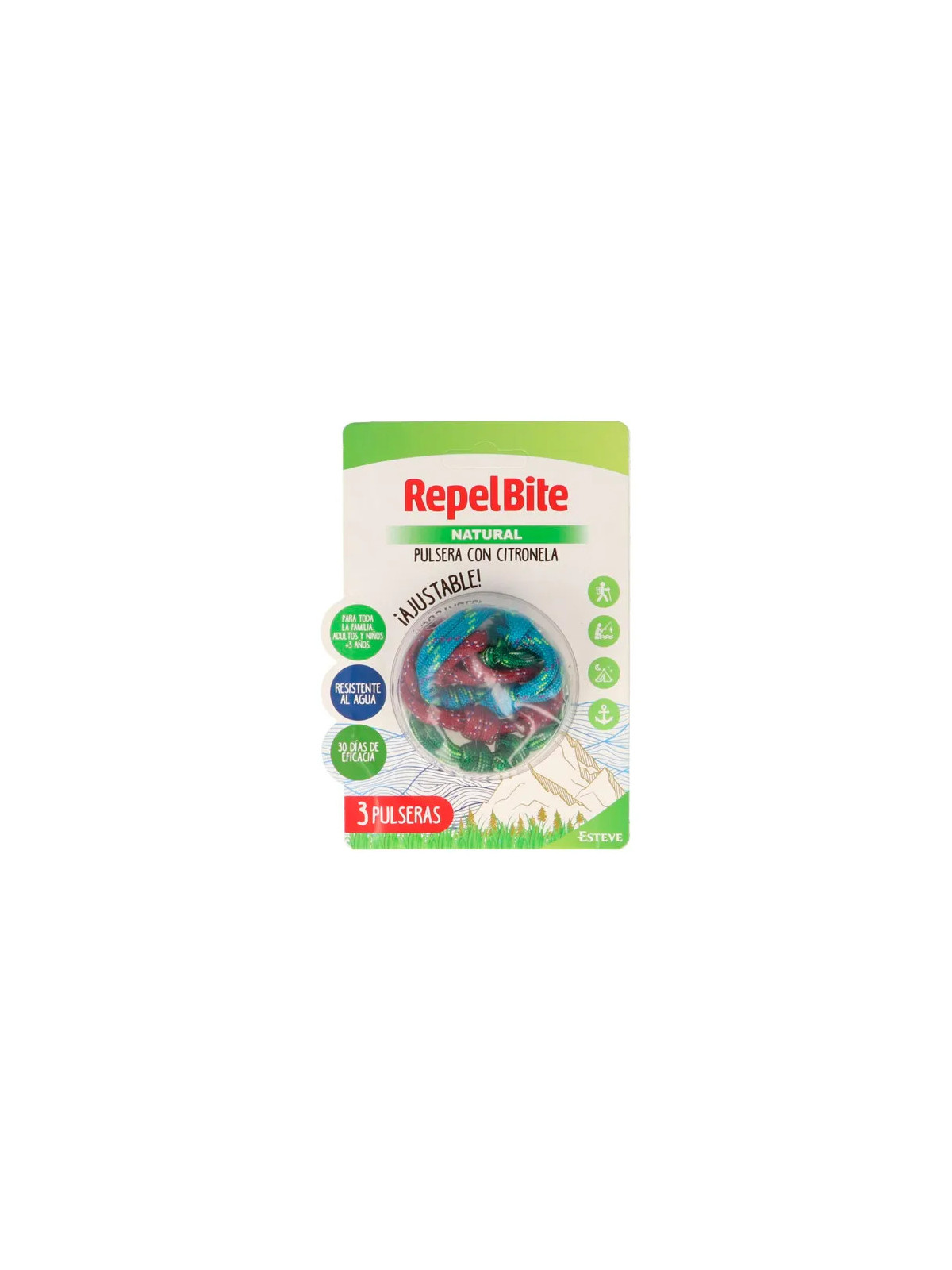 Bracelet Anti-Moustique Repel Bite Natura Kids