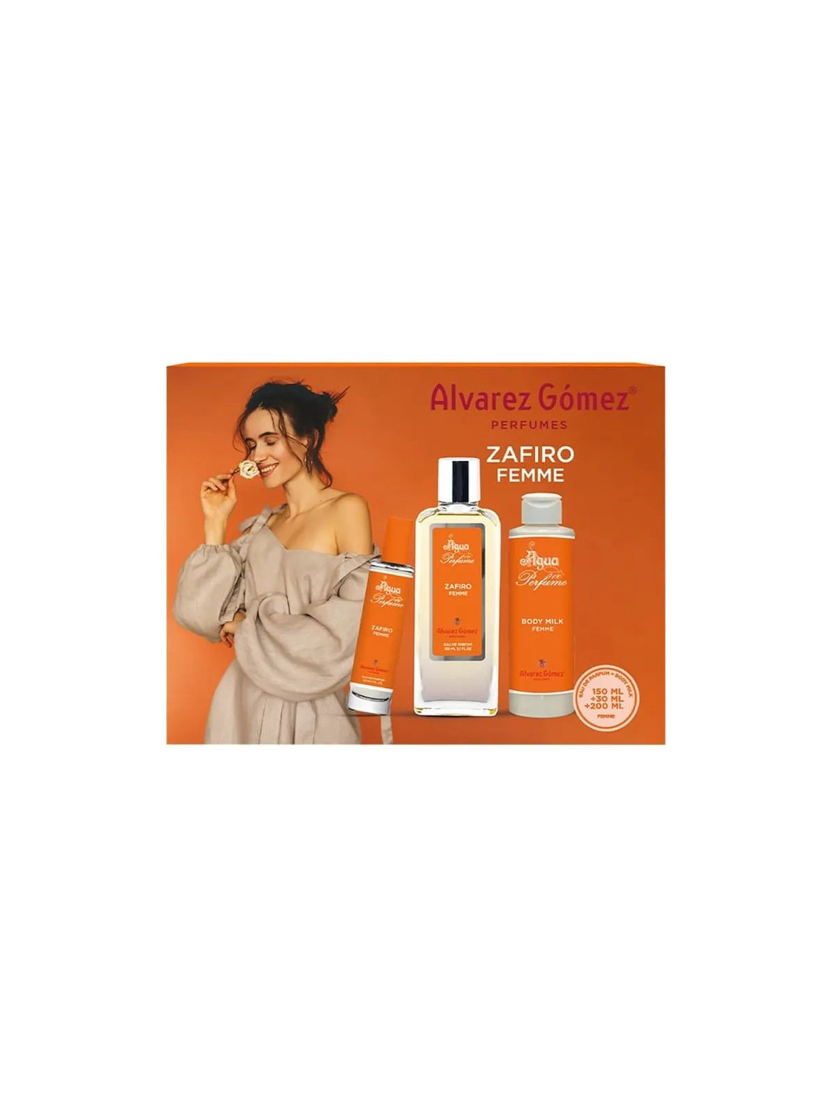 Alvarez Gómez Agua de Perfume Femme Zafiro Eau de Parfum 150ml Coffret