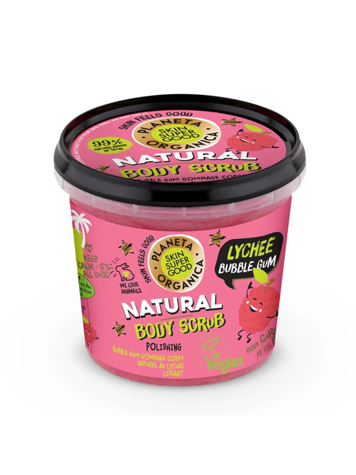 Natura Siberica Skin Super Good Gommage Corps Naturel Lychee Gum 360ml