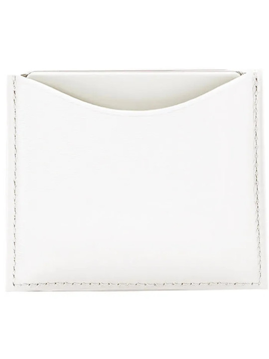 La Bouche Rouge Boîtier Compact Cuir Blanc