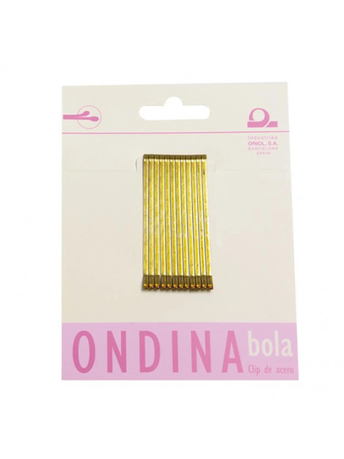 Eurostil Ondina Clips 50mm Bola Bronze 12 unités