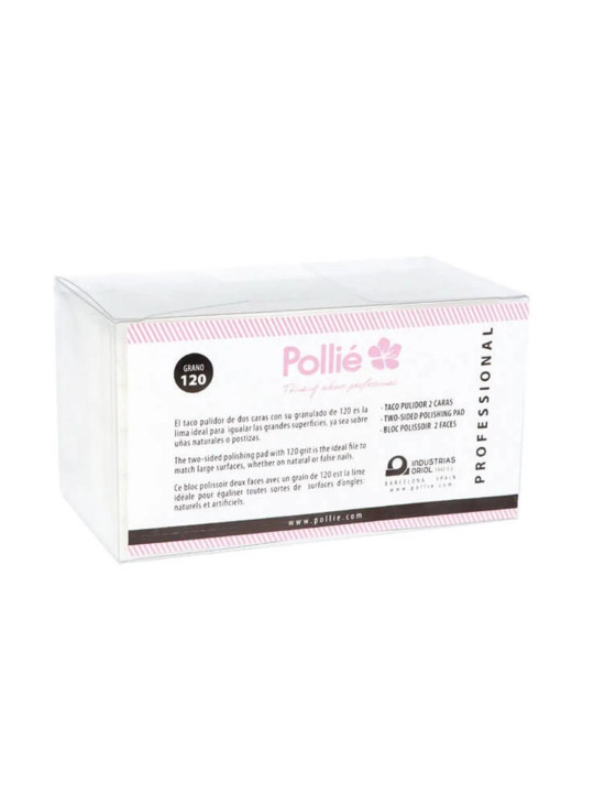 Eurostil Mini Blocs Polissoirs 2 Faces Blancs 50 unités