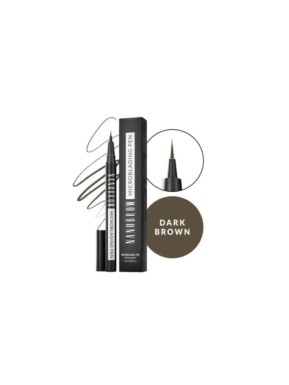 Nanobrow Microblading Pen Dark Brown 1ml