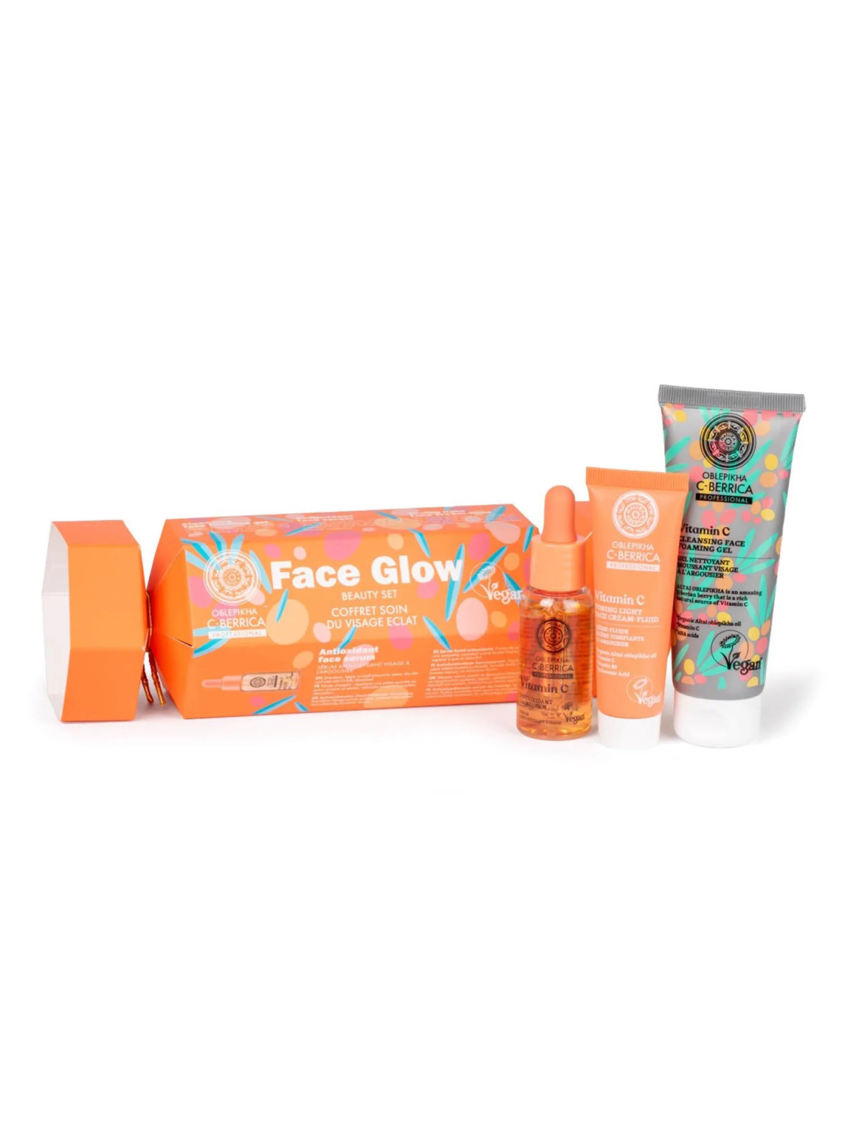 Natura Siberica Oblepikha Face Glow Set Coffret Éclat Visage 1 unité