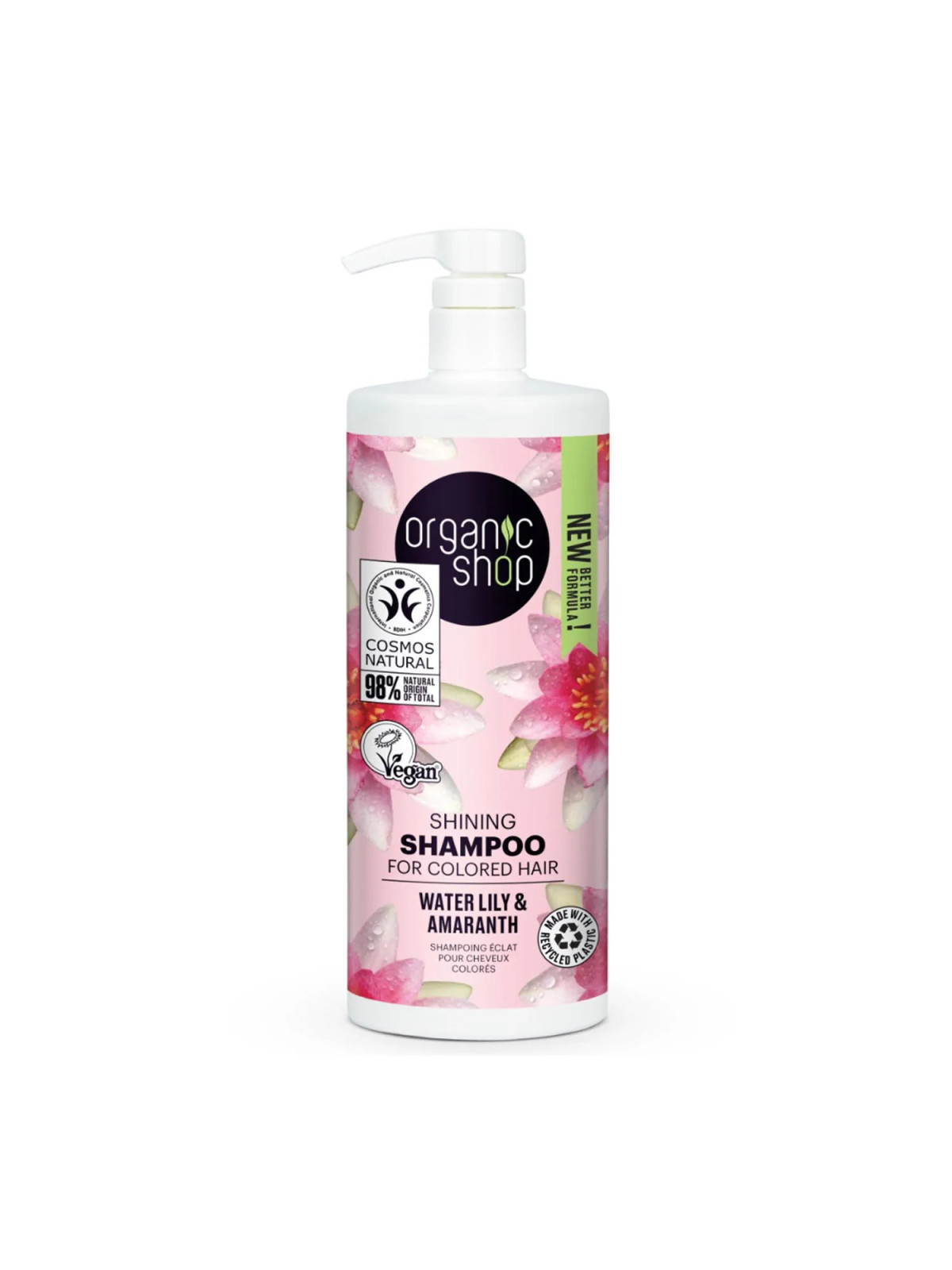 Organic Shop Water Lily Shampooing Cheveux Colorés 1000ml
