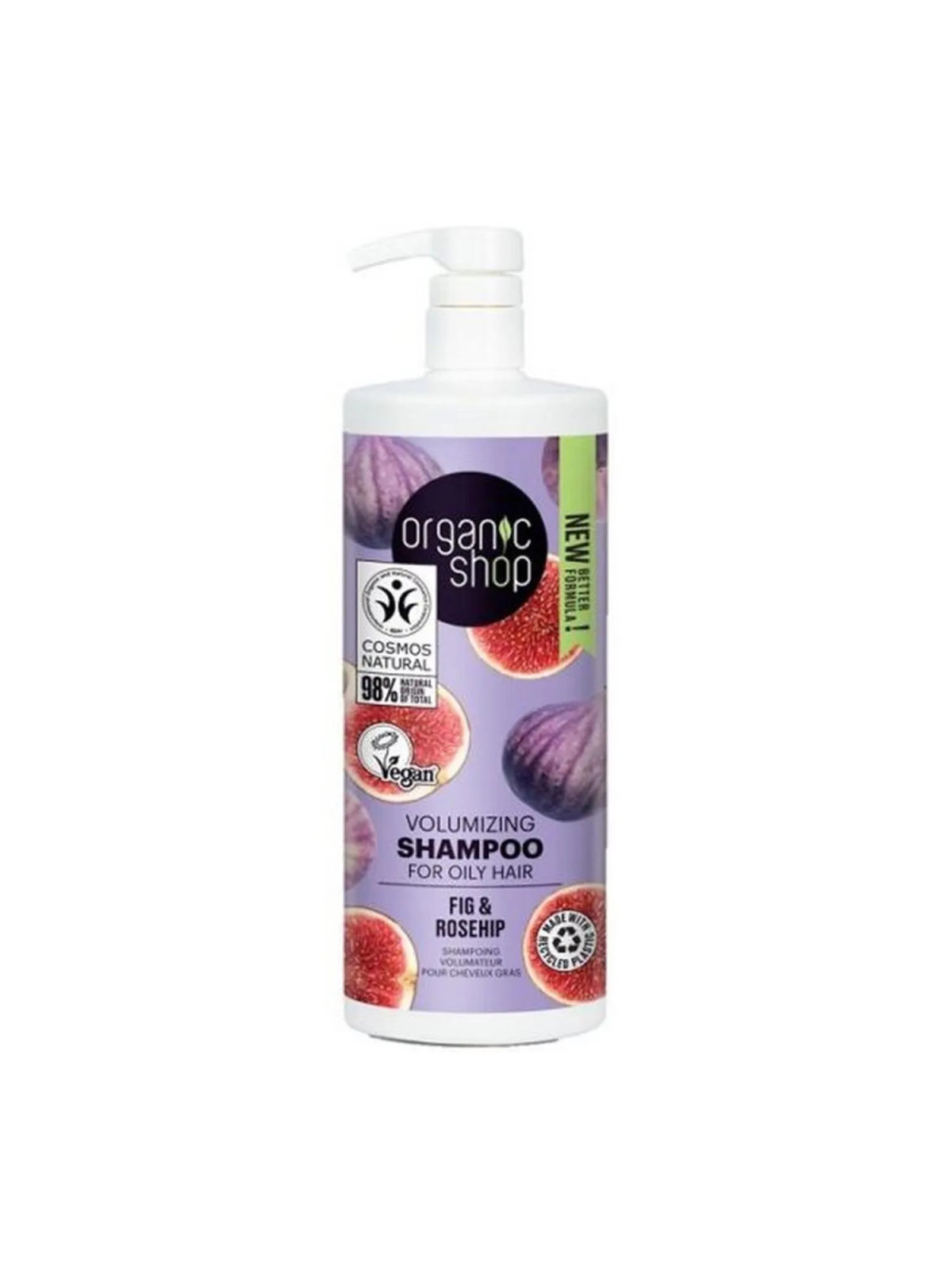 Organic Shop Fig Volumizing Shampooing Cheveux Gras 1000ml