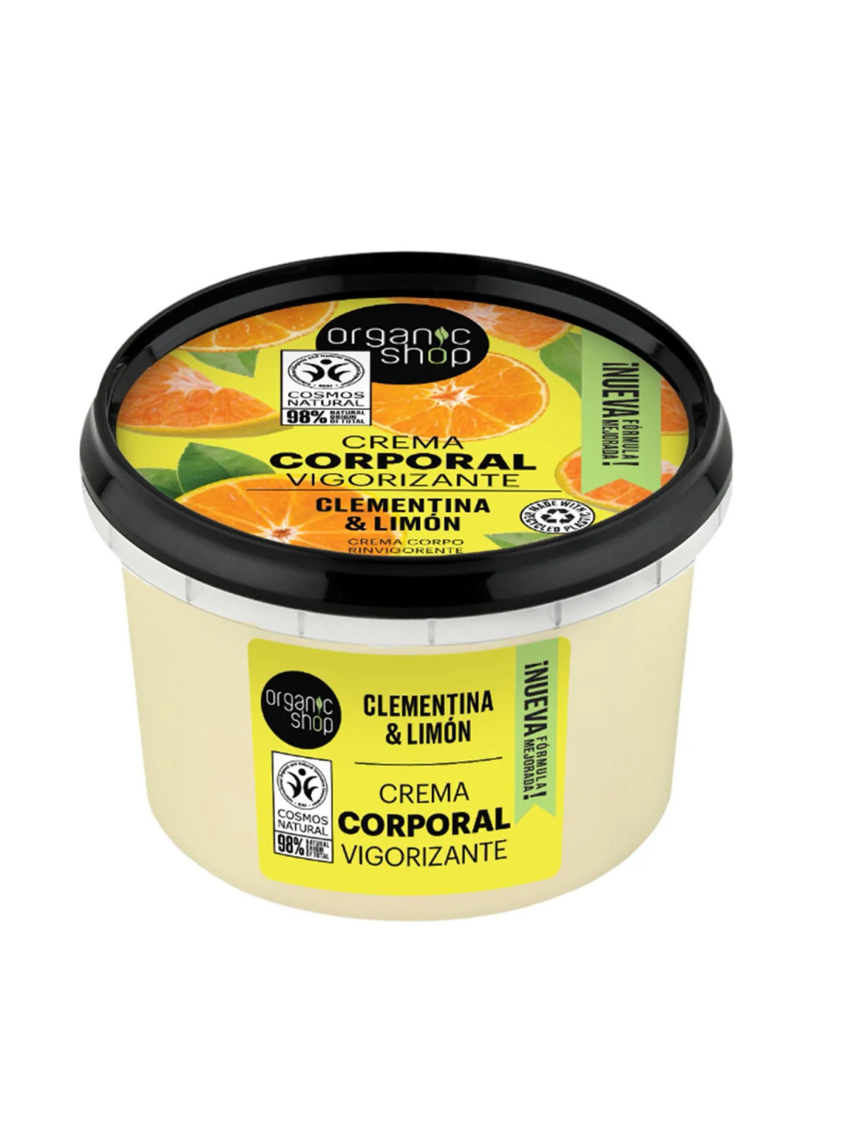 Organic Shop Clémentine Crème Corporelle Vivifiante 250ml