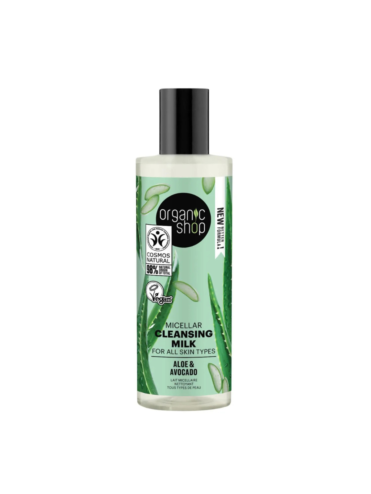 Organic Shop Aloe Lait Démaquillant Micellaire 150ml