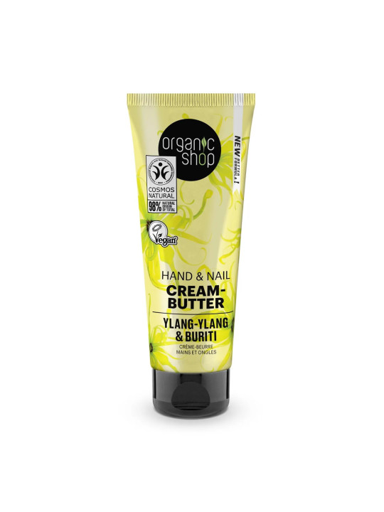 Organic Shop Ylang-Ylang Crème-Beurre Mains et Ongles 75ml
