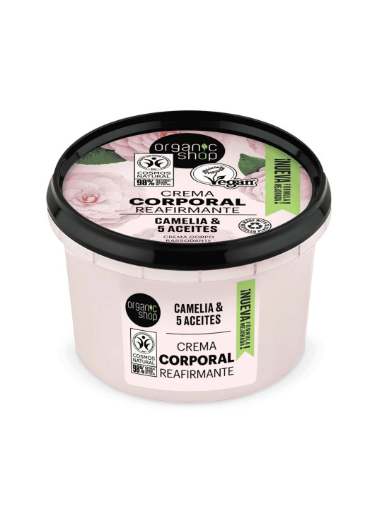 Organic Shop Camélia Japonais Crème Corporelle Raffermissante 250ml