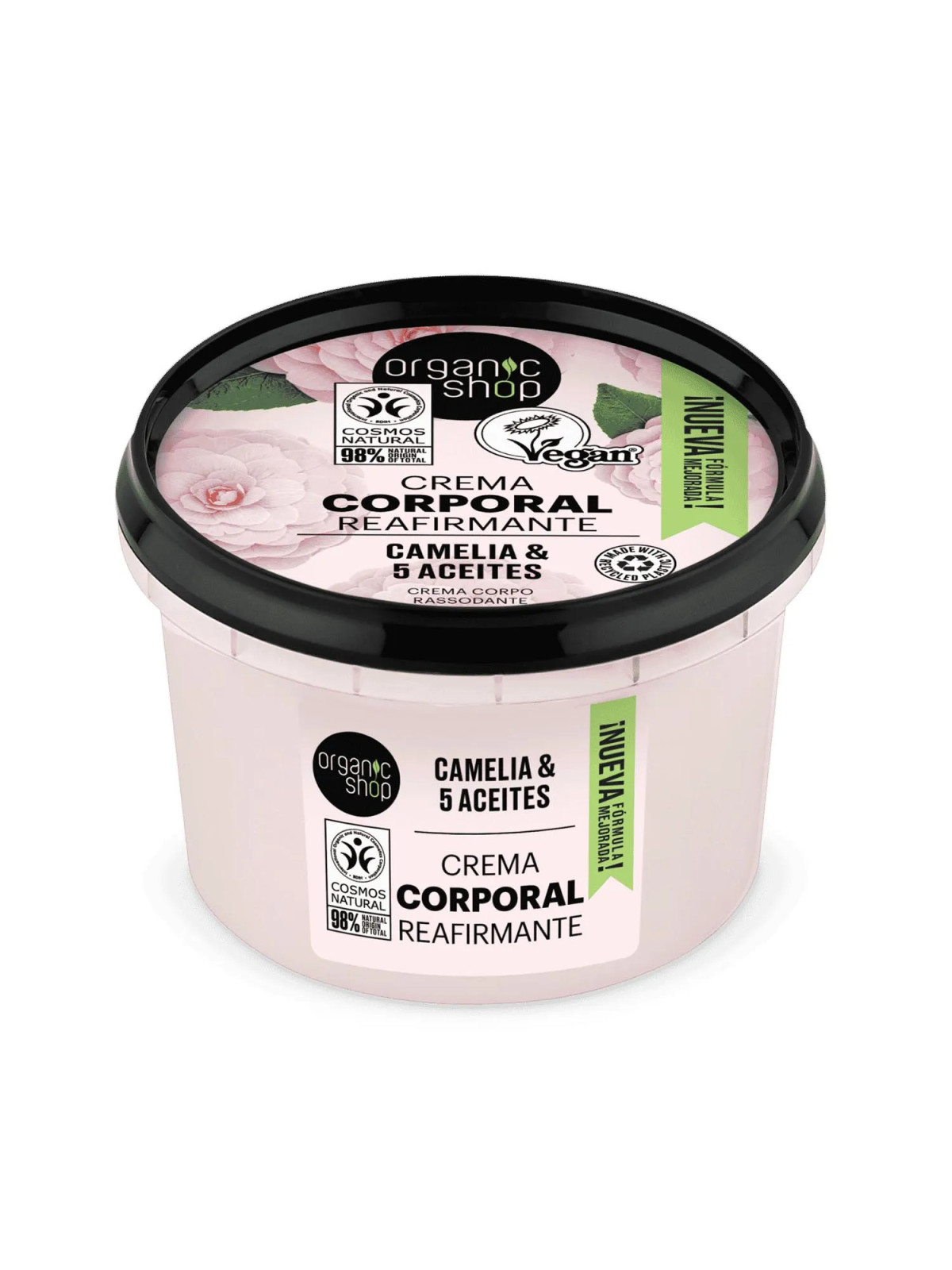 Organic Shop Camélia Japonais Crème Corporelle Raffermissante 250ml