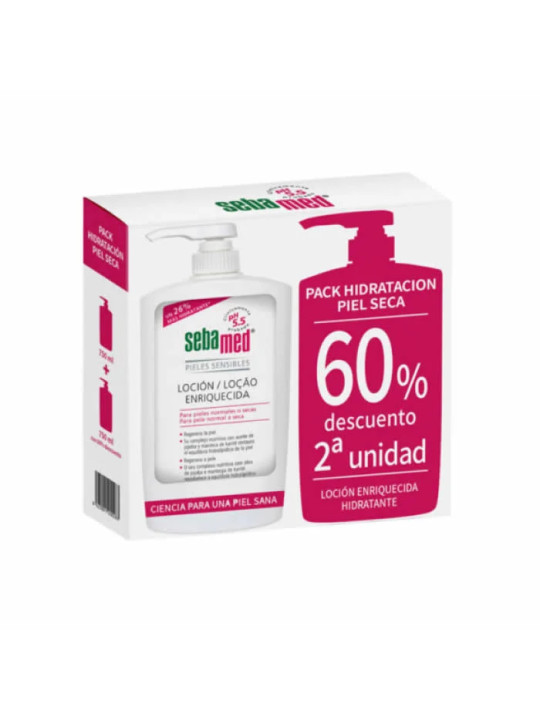 Sebamed Lotion Enrichie Peaux Normales à Sèches 2x750ml