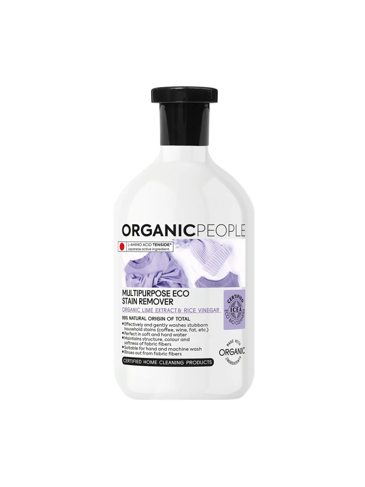 Organic People Détachant Multi-Usages Écologique Citron Vert et Vinaigre de Riz 200ml