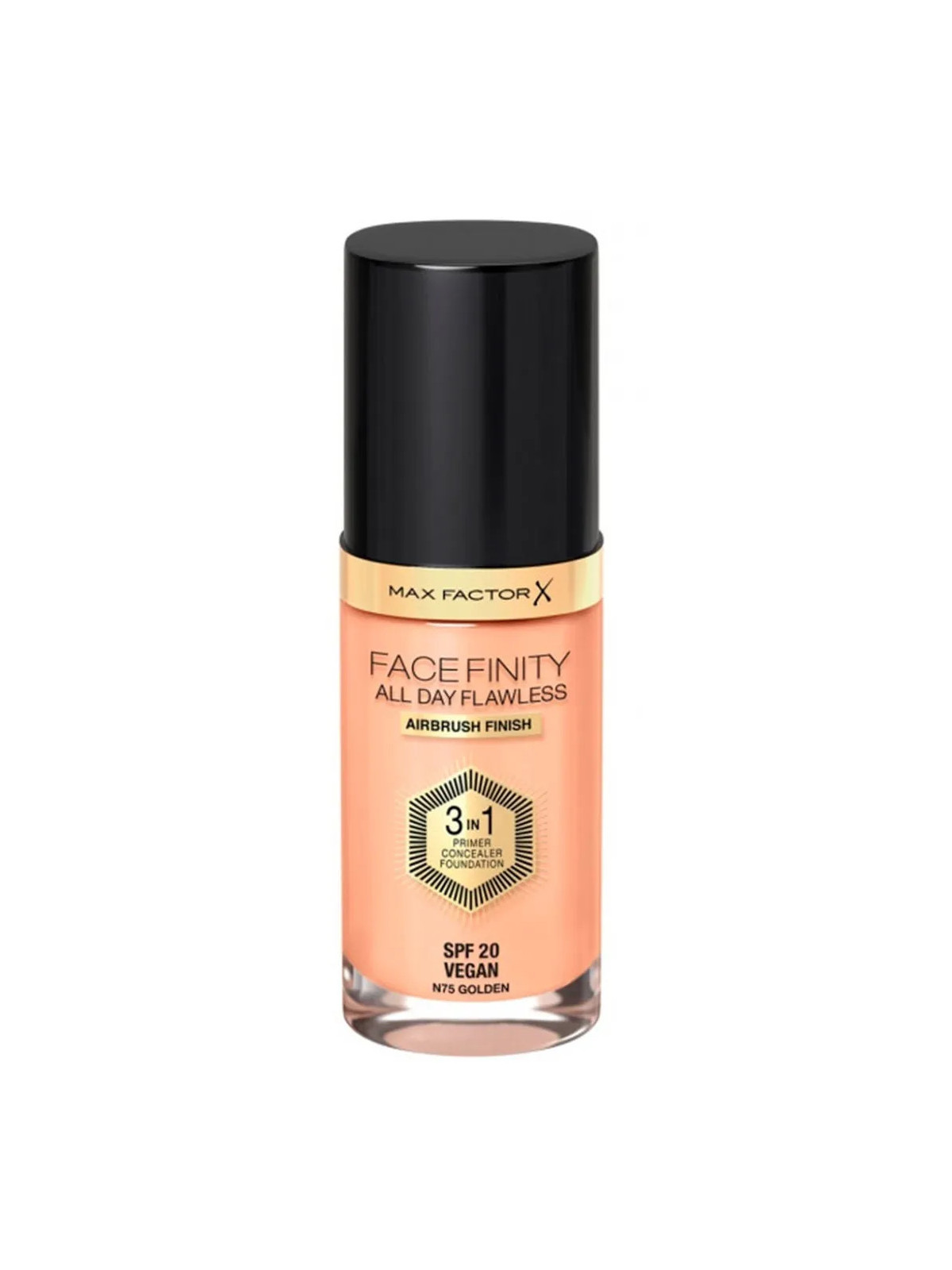 Max Factor Facefinity All Day 3in1 Primer, Concealer & Foundation 75 Golden 30ml
