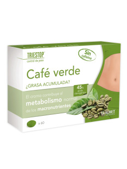 Eladiet Triestop Café Vert Sans Caféine 60 Comprimés