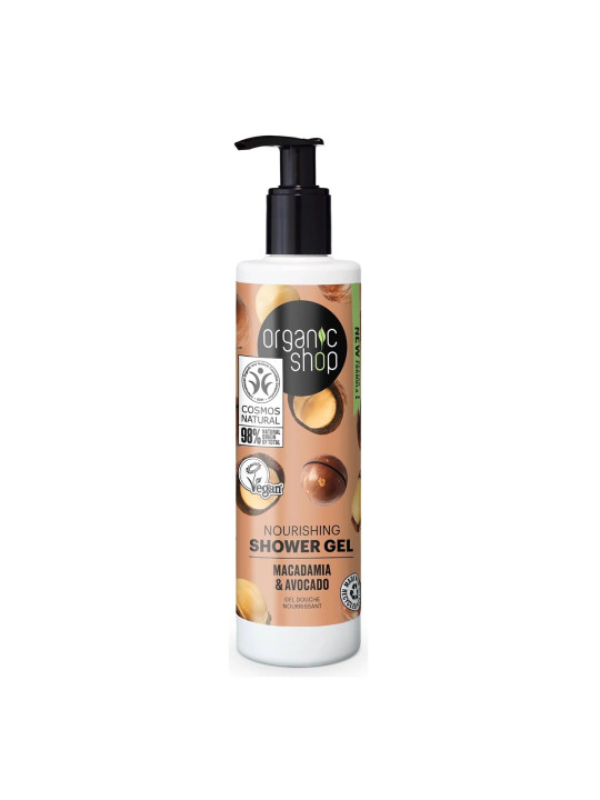 Organic Shop Macadamia et Avocat Gel Douche 280ml