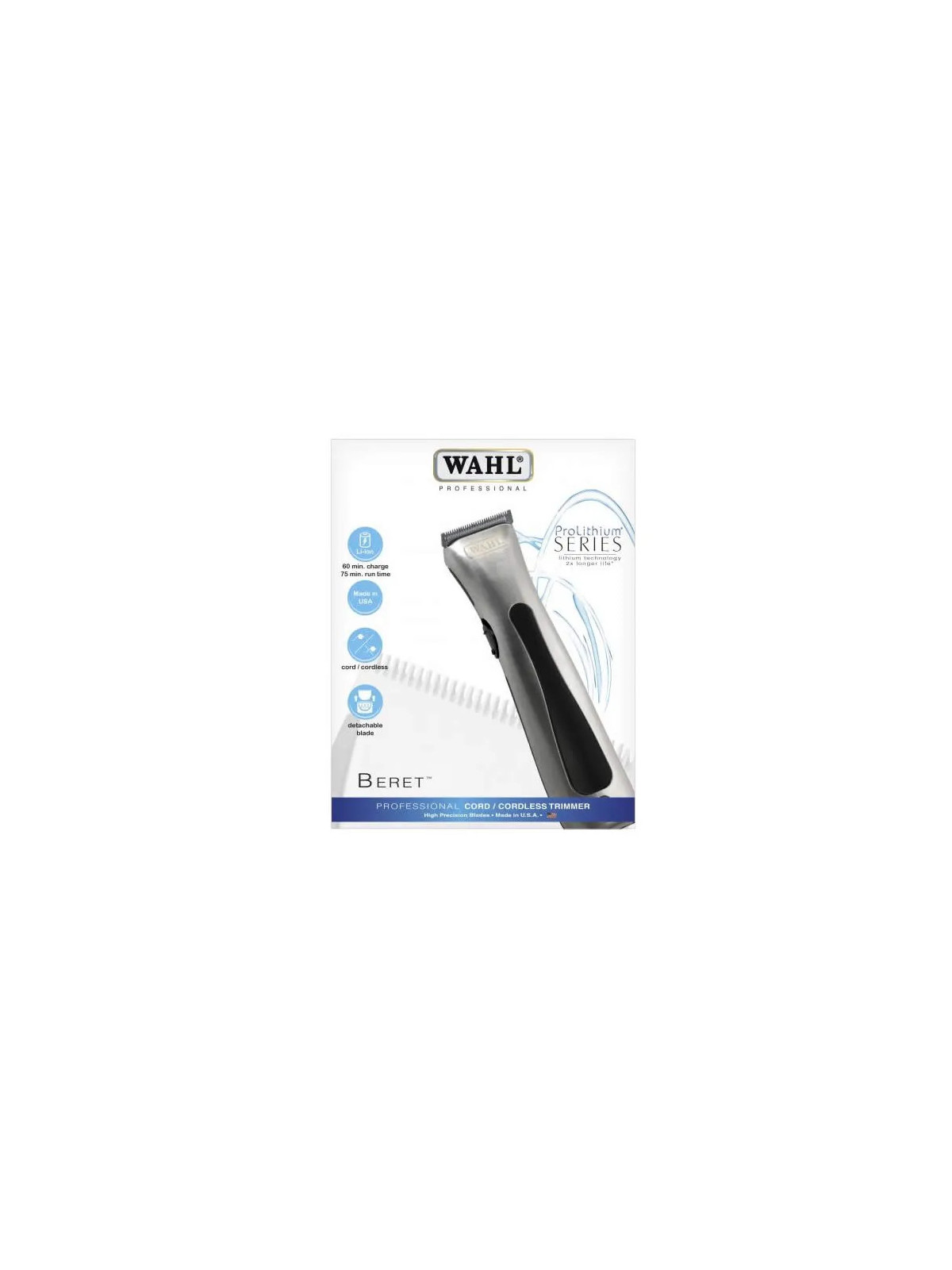 Wahl Lithium Ion Beret Tondeuse Professionnelle Sans Fil/Avec Fil