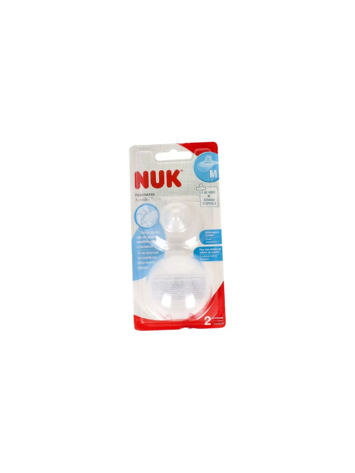 Nuk Protège-Mamelon en Silicone Taille M 2 Unités